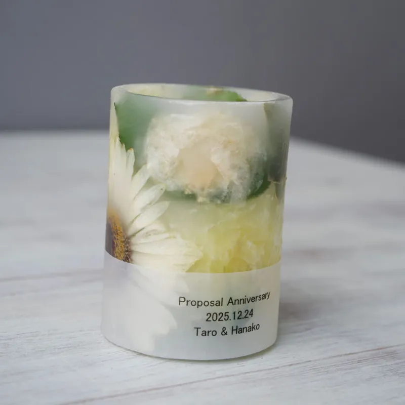 花束ブーケ等をキャンドル保存加工【1本】 - キャンドル加工 - ウェディング | アフターブーケ加工事例 - 写真2