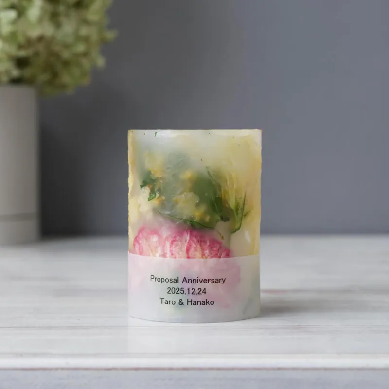 花束ブーケ等をキャンドル保存加工【1本】 - キャンドル加工 - ウェディング | アフターブーケ加工事例 - 写真1