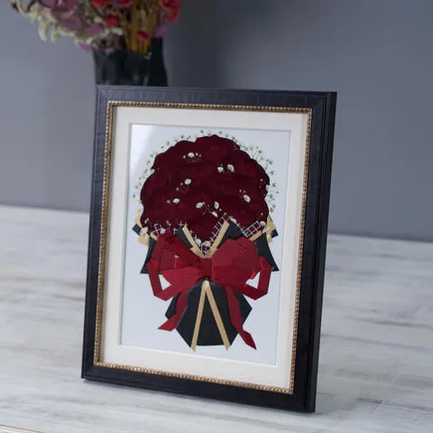 【26額】【1品種】※バラなど【1〜12本】【 押し花】① - 押し花 - プロポーズ | アフターブーケ加工事例 - 写真2