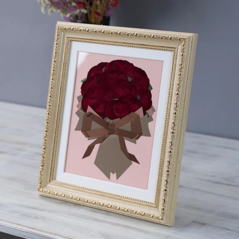 【26額サイズ】【1品種】※バラなど【1〜12本】【 押し花】① - 押し花 - プロポーズ | アフターブーケ加工事例 - 写真2