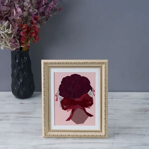 【26額】【1品種】※バラなど【1〜12本】【 押し花】① - 押し花 - プロポーズ | アフターブーケ加工事例 - 写真1