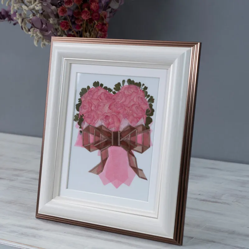 【26額】【複数品種】【押し花】【ウェディングブーケ3〜4割お入れ可能】② - 押し花 - プロポーズ | アフターブーケ加工事例 - 写真2