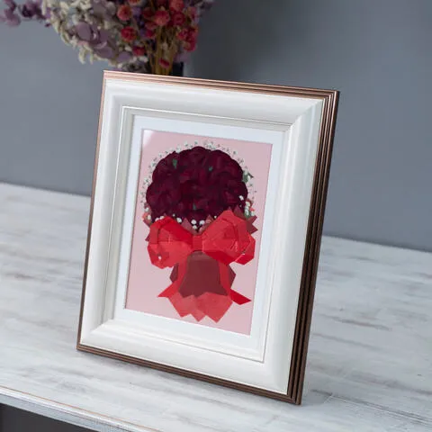 【26額】【1品種】※バラなど【1〜12本】【 押し花】① - 押し花 - プロポーズ | アフターブーケ加工事例 - 写真2