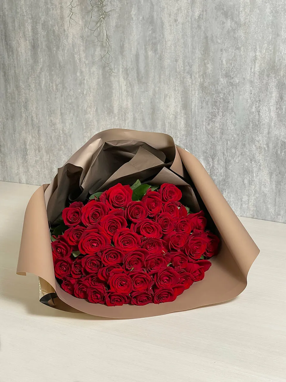 赤バラ60本の花束｜広島花屋オンラインショップ花将