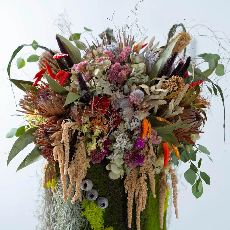 豪華ドライフラワーアレンジメント｜広島花屋オンラインショップ花将