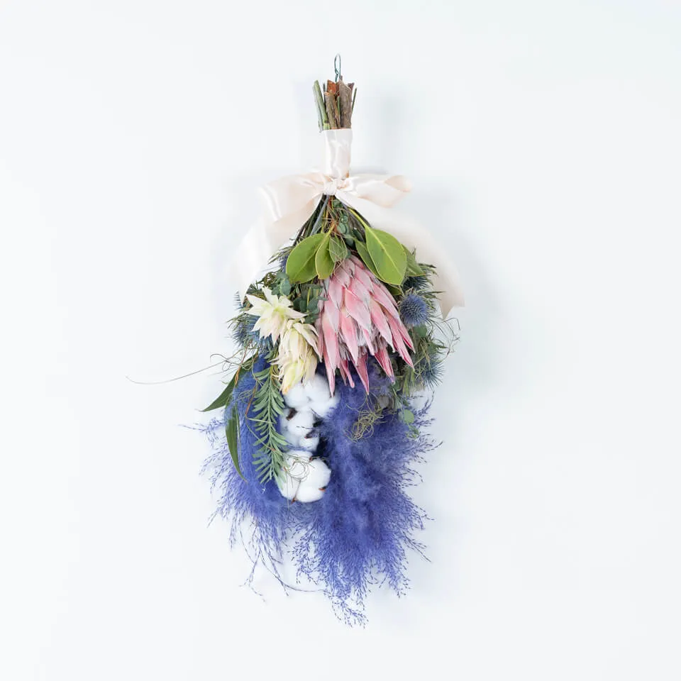 寒色系 ドライスワッグ｜広島花屋オンラインショップ花将