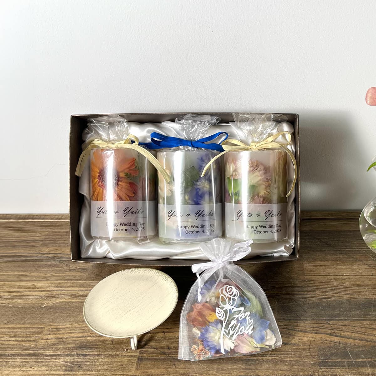 花束ブーケ等をキャンドル保存加工【お得3本セット】 - キャンドル加工 - 花束ブーケ等をキャンドル保存加工【3本セット】 - 写真1