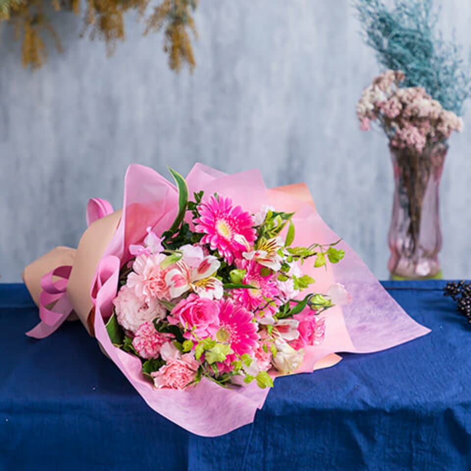ピンク系 花束 商品画像 1