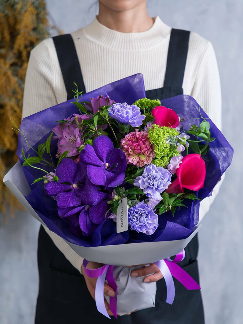 紫ブルー系 花束 商品画像 4