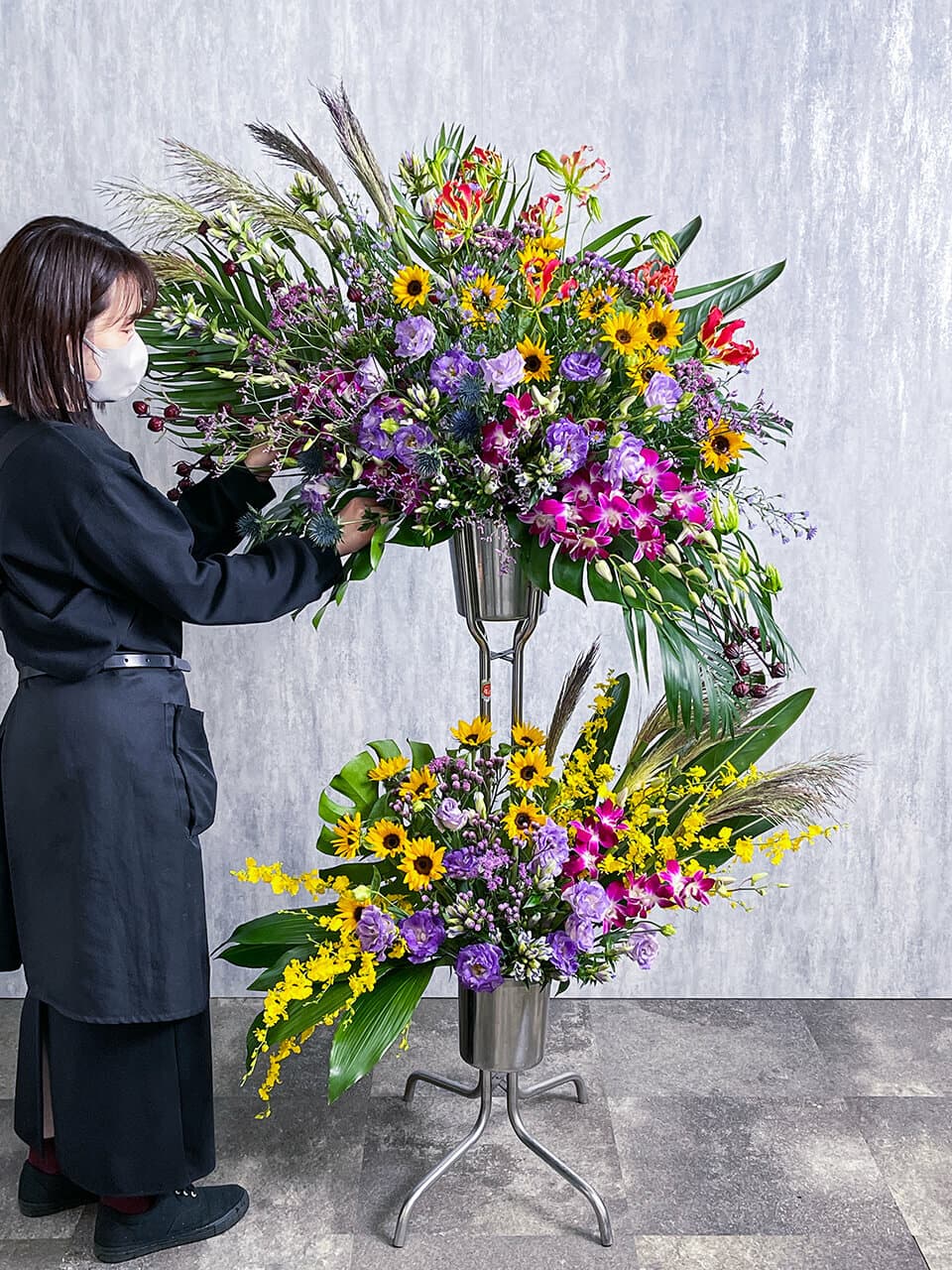 横型スタンド花2段 商品画像 3