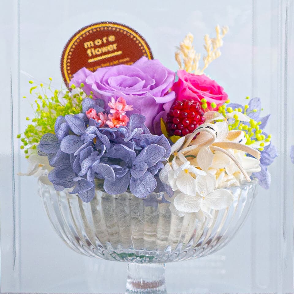 アイス紫系プリザーブドフラワー 商品画像 3