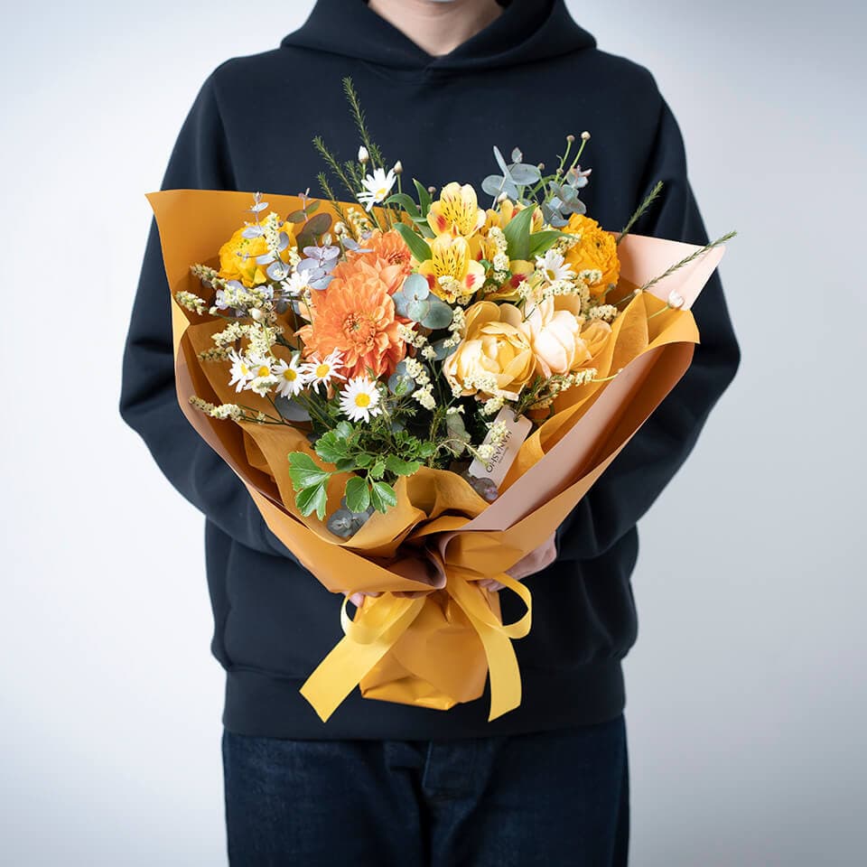 季節のお任せ ビタミンカラー花束 商品画像 4