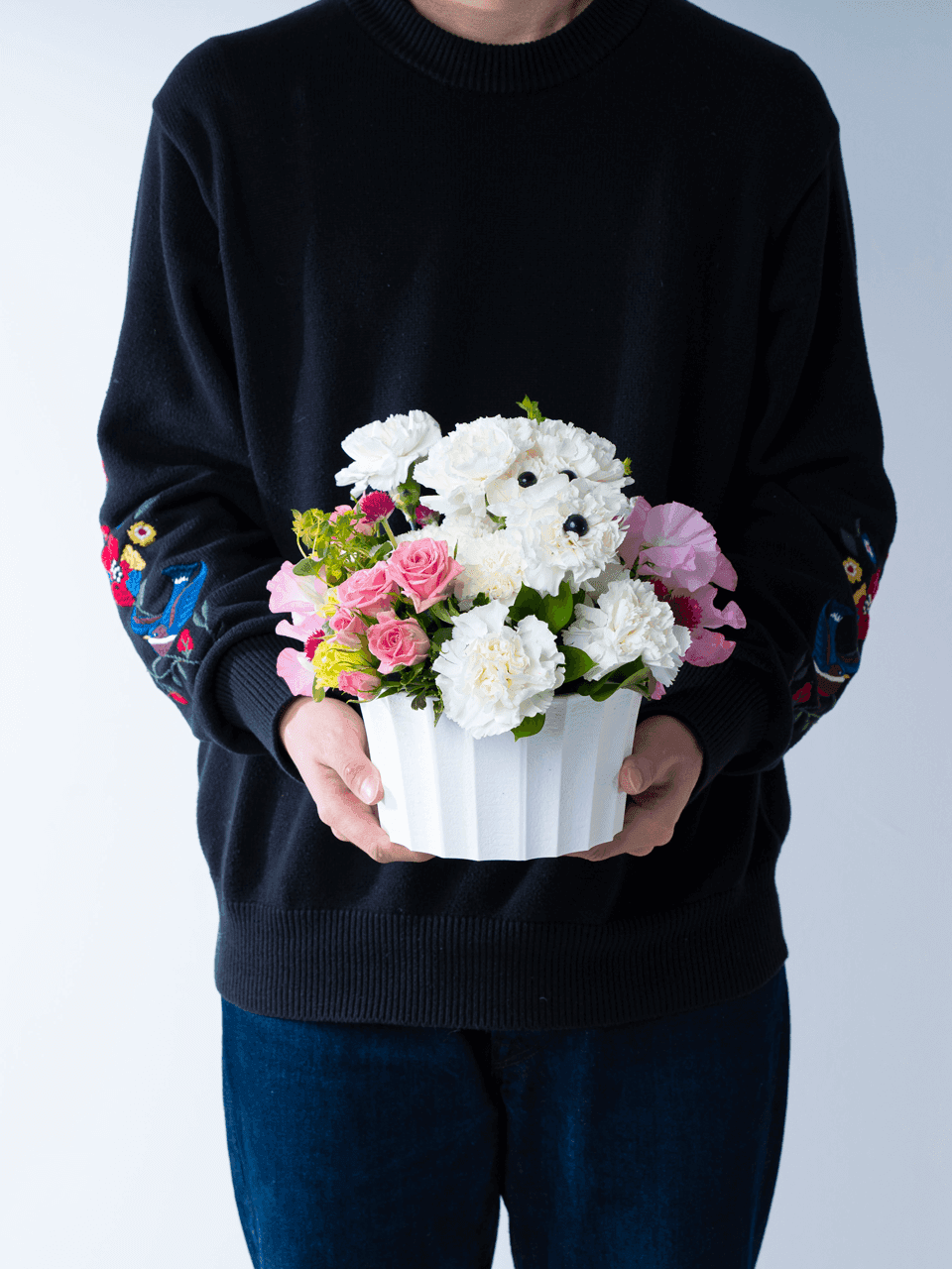 白カーネのわんちゃんアレンジ 商品画像 5