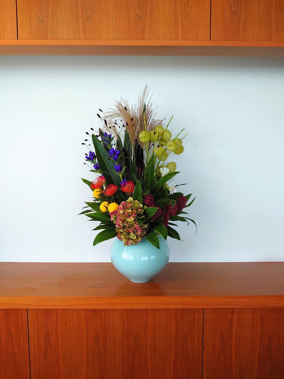季節の花で豪華ツボ花 商品画像 1