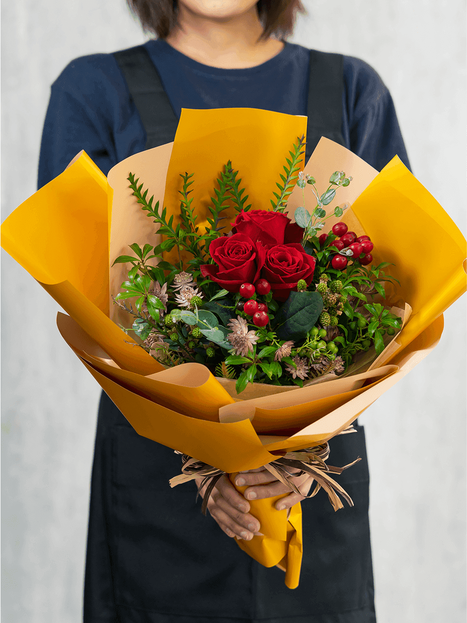 赤系の花束 商品画像 5