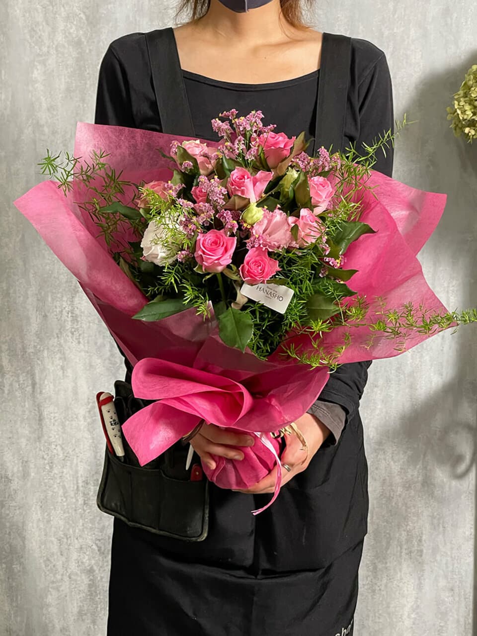 ピンク系バラの花束 商品画像 5