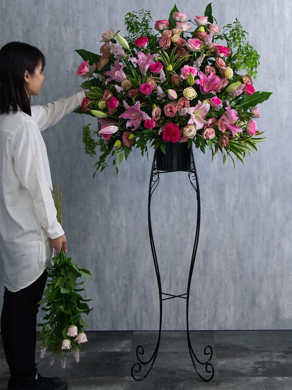 スタンド花 1段カーブ脚 商品画像 2