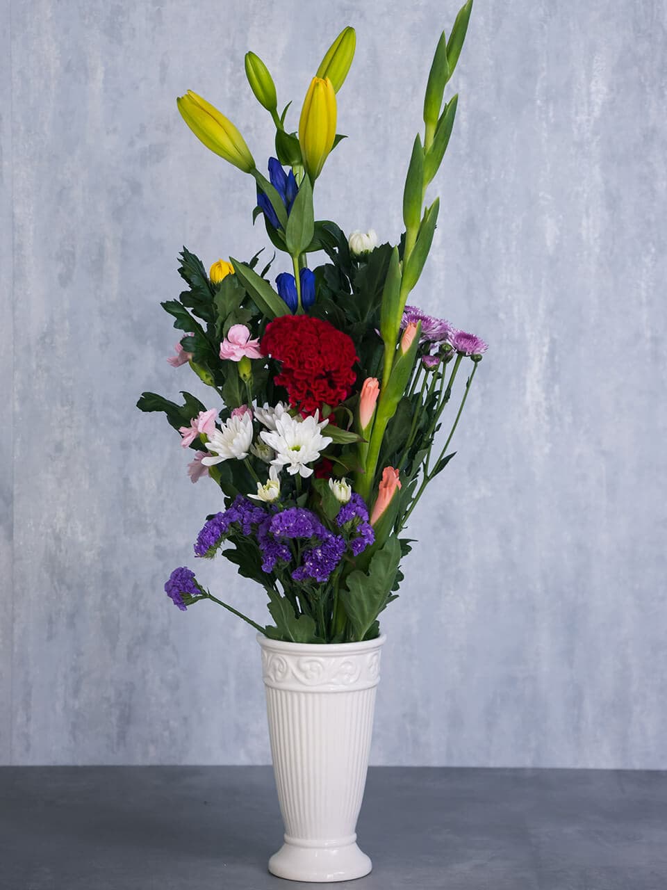 【墓用】明るい色 季節花の墓花1対(左右に1つずつ) 商品画像 3
